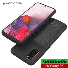 Load image into Gallery viewer, PunkJuice S20 Battery Case Patterned Black - Fast Charging Power Juice Bank with 4800mAh
