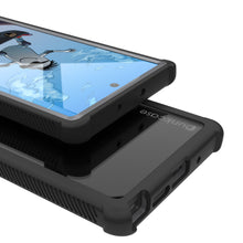 Load image into Gallery viewer, Punkcase Galaxy Note 10 Case, [Spartan Series] Black Rugged Heavy Duty Cover W/Built in Screen Protector
