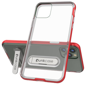 iPhone 11 Pro Case, PUNKcase [LUCID 3.0 Series] [Slim Fit] Armor Cover w/ Integrated Screen Protector [Red]