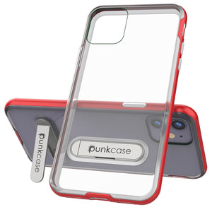 iPhone 12 Mini Case, PUNKcase [LUCID 3.0 Series] [Slim Fit] Protective Cover w/ Integrated Screen Protector [Red]
