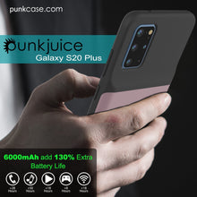 Load image into Gallery viewer, PunkJuice S20+ Plus Battery Case Rose - Fast Charging Power Juice Bank with 6000mAh
