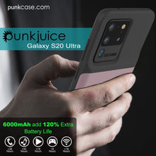 Load image into Gallery viewer, PunkJuice S20 Ultra Battery Case Rose - Fast Charging Power Juice Bank with 6000mAh
