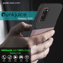Load image into Gallery viewer, PunkJuice S20 Battery Case Rose - Fast Charging Power Juice Bank with 4800mAh
