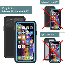 Load image into Gallery viewer, iPhone 12  Waterproof Case, Punkcase [Extreme Series] Armor Cover W/ Built In Screen Protector [Light Blue]
