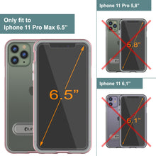 Load image into Gallery viewer, iPhone 11 Pro Max Case, PUNKcase [LUCID 3.0 Series] [Slim Fit] Armor Cover w/ Integrated Screen Protector [Rose Gold]
