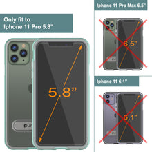 Load image into Gallery viewer, iPhone 11 Pro Case, PUNKcase [LUCID 3.0 Series] [Slim Fit] Armor Cover w/ Integrated Screen Protector [Teal]
