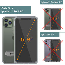 Load image into Gallery viewer, iPhone 11 Pro Case, PUNKcase [LUCID 3.0 Series] [Slim Fit] Armor Cover w/ Integrated Screen Protector [Silver]
