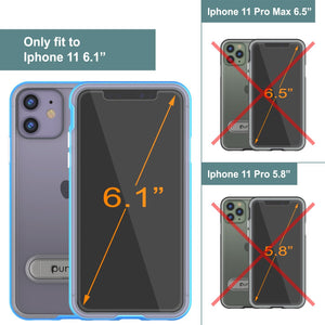 iPhone 12 Case, PUNKcase [LUCID 3.0 Series] [Slim Fit] Protective Cover w/ Integrated Screen Protector [Blue]