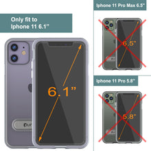 Load image into Gallery viewer, iPhone 11 Case, PUNKcase [LUCID 3.0 Series] [Slim Fit] Armor Cover w/ Integrated Screen Protector [Silver]
