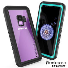 Load image into Gallery viewer, Galaxy S9 PLUS Waterproof Case, Punkcase [Extreme Series] [Slim Fit] Armor Cover [Teal]

