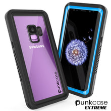 Load image into Gallery viewer, Galaxy S9 Waterproof Case, Punkcase [Extreme Series] [Slim Fit] Armor Cover [Light Blue]
