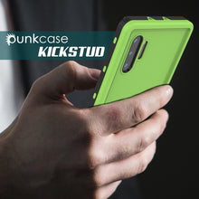 Load image into Gallery viewer, PunkCase Galaxy Note 10 Waterproof Case, [KickStud Series] Armor Cover [Light-Green]
