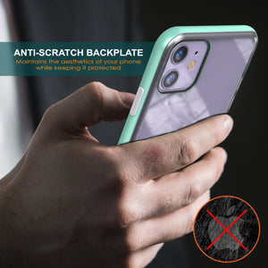 iPhone 12 Mini Case, PUNKcase [LUCID 3.0 Series] [Slim Fit] Protective Cover w/ Integrated Screen Protector [Teal]