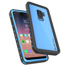 Load image into Gallery viewer, Galaxy S9 Plus Waterproof Case PunkCase StudStar Light Blue Thin 6.6ft Underwater IP68 ShockProof
