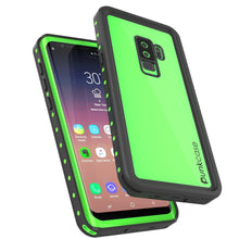 Load image into Gallery viewer, Galaxy S9 Plus Waterproof Case PunkCase StudStar Light Green Thin 6.6ft Underwater IP68 ShockProof
