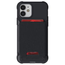 Load image into Gallery viewer, iPhone 12  - Magnetic Wallet Case with Card Holder [Black]
