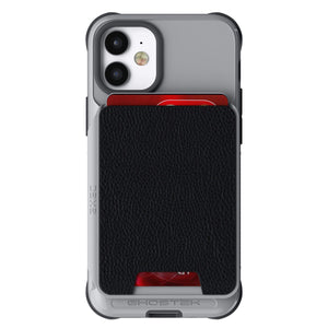 iPhone 12 Mini  - Magnetic Wallet Case with Card Holder [Gray]