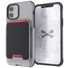 Load image into Gallery viewer, iPhone 12 Mini  - Magnetic Wallet Case with Card Holder [Gray]
