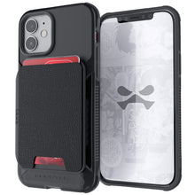 Load image into Gallery viewer, iPhone 12 Mini  - Magnetic Wallet Case with Card Holder [Black]
