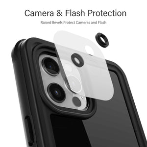 iPhone 12 Pro Max  - Waterproof Case [Black]