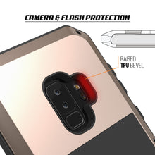 Load image into Gallery viewer, Galaxy S9 Plus Metal Case, Heavy Duty Military Grade Rugged Armor Cover [Gold]

