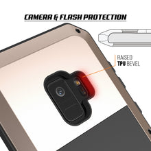 Load image into Gallery viewer, Galaxy S9 Metal Case, Heavy Duty Military Grade Rugged Armor Cover [Gold]
