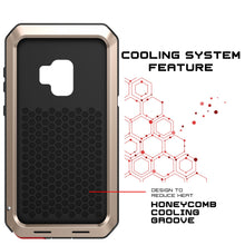 Load image into Gallery viewer, Galaxy S9 Metal Case, Heavy Duty Military Grade Rugged Armor Cover [Gold]
