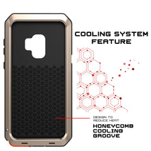 Load image into Gallery viewer, Galaxy S9 Plus Metal Case, Heavy Duty Military Grade Rugged Armor Cover [Gold]

