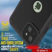Load image into Gallery viewer, iPhone 13 Waterproof IP68 Case, Punkcase [Black] [StudStar Series] [Slim Fit]
