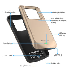 Load image into Gallery viewer, Galaxy S9 PLUS Battery Case, PunkJuice 5000mAH Fast Charging Power Bank Case [Gold]
