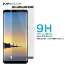 Load image into Gallery viewer, Galaxy Note 9 Black Punkcase Glass SHIELD Tempered Glass Screen Protector 0.33mm Thick 9H Glass
