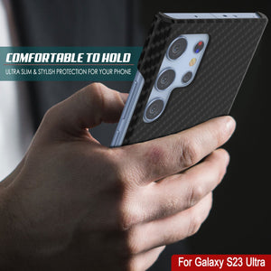 Galaxy S24 Ultra Case, Punkcase CarbonShield, Heavy Duty & Ultra Thin Cover [shockproof][non slip] [Teal]