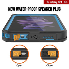 Load image into Gallery viewer, Galaxy S24+ Plus Water/ Shock/ Snow/ dirt proof [Extreme Series] Slim Case [Light Blue]
