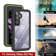 Load image into Gallery viewer, Galaxy S24+ Plus Water/ Shockproof [Extreme Series] Screen Protector Case [Light Green]
