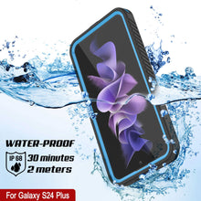 Load image into Gallery viewer, Galaxy S24+ Plus Water/ Shock/ Snow/ dirt proof [Extreme Series] Slim Case [Light Blue]

