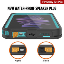 Load image into Gallery viewer, Galaxy S24+ Plus Water/ Shock/ Snowproof [Extreme Series]  Screen Protector Case [Teal]
