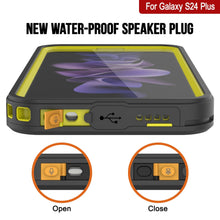 Load image into Gallery viewer, Galaxy S24+ Plus Water/ Shockproof [Extreme Series] With Screen Protector Case [Yellow]
