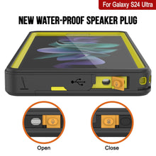 Load image into Gallery viewer, Galaxy S24 Ultra Water/ Shockproof [Extreme Series] With Screen Protector Case [Yellow]
