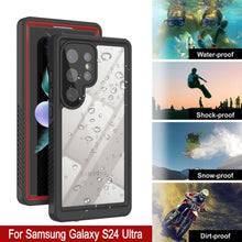 Load image into Gallery viewer, Galaxy S24 Ultra Water/ Shock/ Snowproof [Extreme Series] Slim Screen Protector Case [Red]
