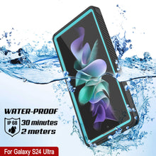 Load image into Gallery viewer, Galaxy S24 Ultra Water/ Shock/ Snowproof [Extreme Series]  Screen Protector Case [Teal]

