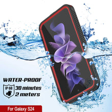 Load image into Gallery viewer, Galaxy S24 Water/ Shock/ Snowproof [Extreme Series] Slim Screen Protector Case [Red]
