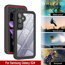 Load image into Gallery viewer, Galaxy S24 Water/ Shock/ Snowproof [Extreme Series] Slim Screen Protector Case [Red]
