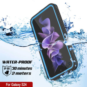 Galaxy S24 Water, Shock, Snow, dirt proof Extreme Series Slim Case [Light Blue]