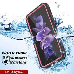 Galaxy S24 Water/ Shock/ Snowproof [Extreme Series] Slim Screen Protector Case [Pink]