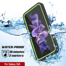 Load image into Gallery viewer, Galaxy S24 Water/ Shockproof [Extreme Series] Screen Protector Case [Light Green]

