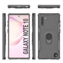 Load image into Gallery viewer, Punkcase Galaxy Note 10 Case [Magnetix 2.0 Series] Clear Protective TPU Cover W/Kickstand [Grey]
