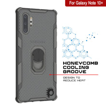 Load image into Gallery viewer, Punkcase Galaxy Note 10 Plus Case [Magnetix 2.0 Series] Clear Protective TPU Cover W/Kickstand [Grey]
