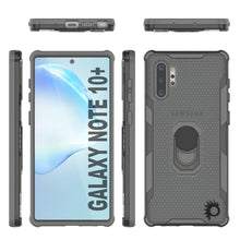 Load image into Gallery viewer, Punkcase Galaxy Note 10 Plus Case [Magnetix 2.0 Series] Clear Protective TPU Cover W/Kickstand [Grey]
