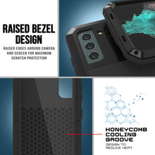 Load image into Gallery viewer, Galaxy S22+ Plus Metal Case, Heavy Duty Military Grade Rugged Armor Cover [Black]
