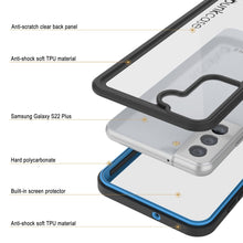 Load image into Gallery viewer, Galaxy S22+ Plus Water/ Shock/ Snow/ dirt proof [Extreme Series] Slim Case [Light Blue]
